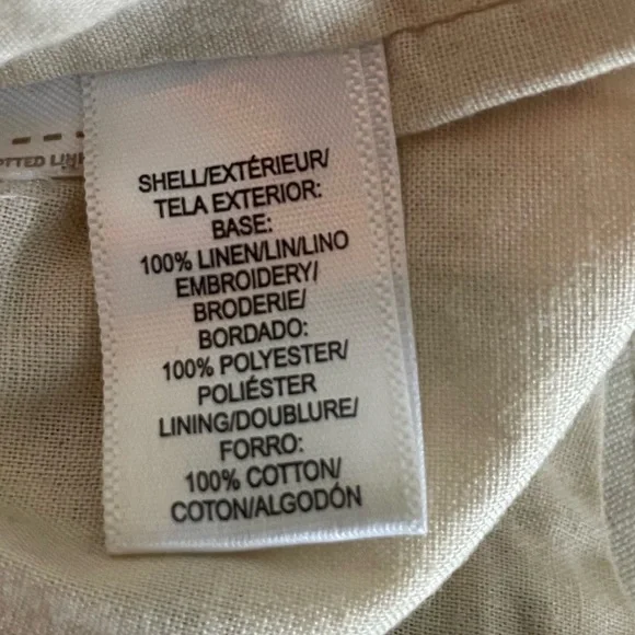 LOFT The Riviera Embroidered Linen Shorts - Picture 3 of 5